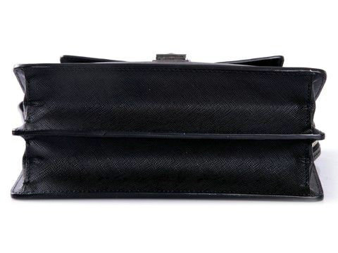 2014 Prada Saffiano Leather Document Holder VR0091 black for sale